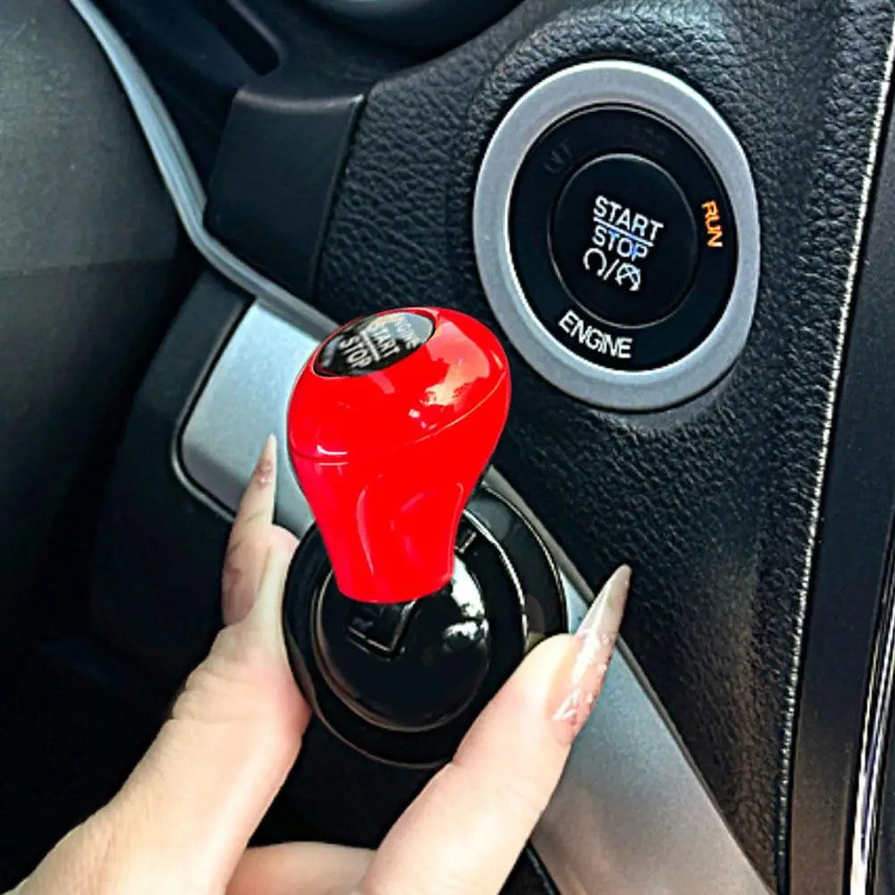 Car Start Button with Push-to-Start Rocker Lever Automotive One-Touch Button Rocker Car Engine Push Start Stop Lever Car Acces