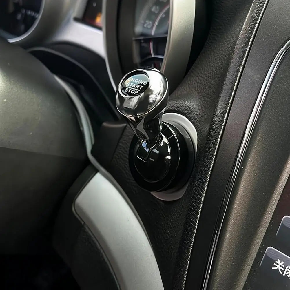 Car Start Button with Push-to-Start Rocker Lever Automotive One-Touch Button Rocker Car Engine Push Start Stop Lever Car Acces