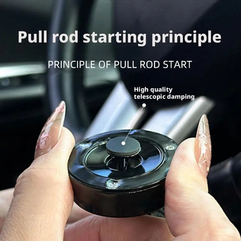 Car Start Button with Push-to-Start Rocker Lever Automotive One-Touch Button Rocker Car Engine Push Start Stop Lever Car Acces